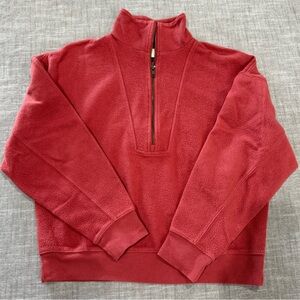 Universal Thread Zip-Up Sweater in Rust